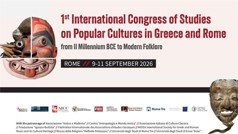 International Congress of Studies on Popular Cultures in Greece and Rome