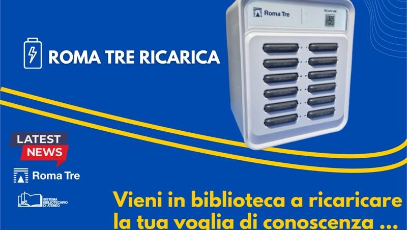 Powerbank in Biblioteca di area Umanistica 