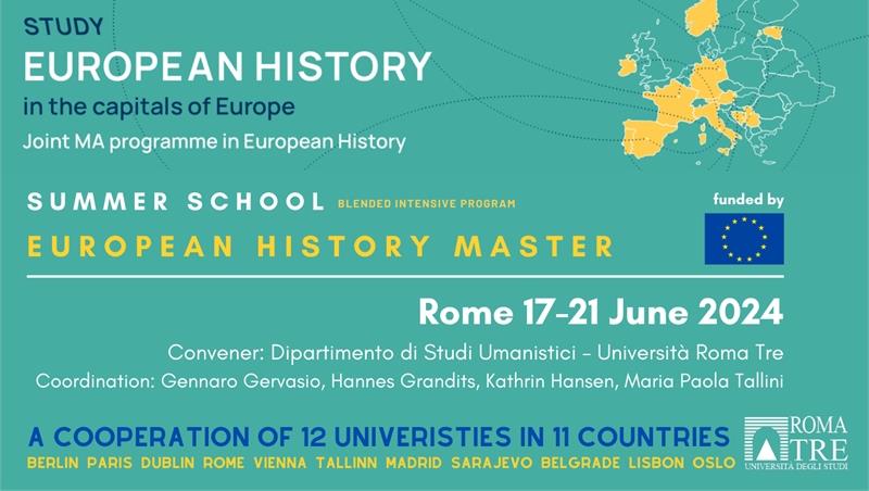 European History Master. Summer School in European History