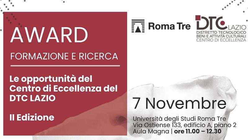 “Le opportunità del Centro di Eccellenza del DTC Lazio”