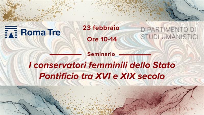I conservatori femminili dello Stato Pontificio tra XVI e XIX secolo