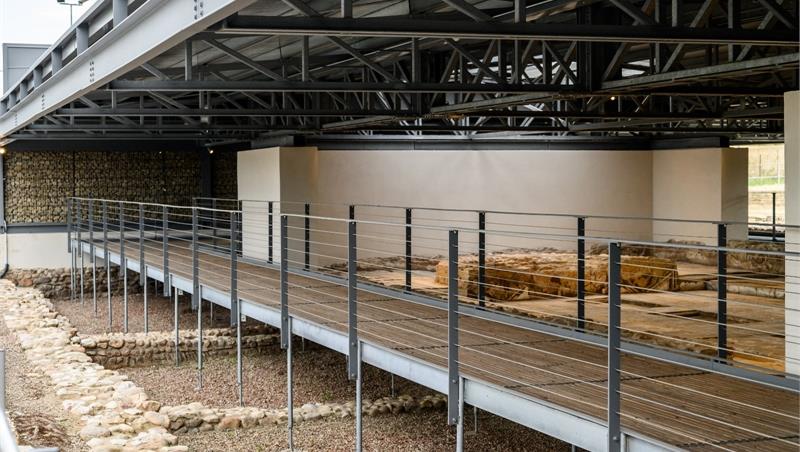 Inaugurazione della nuova copertura archeologica della Villa Tardo Antica di Faragola