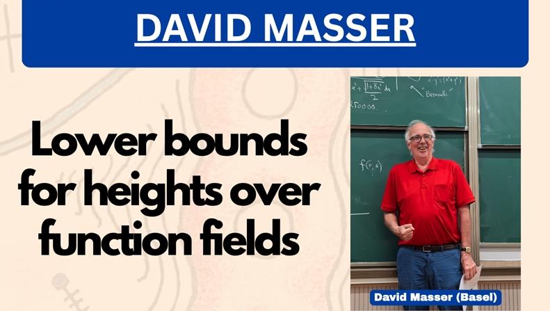 Colloquium di Matematica: David Masser