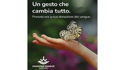 Un gesto che cambia tutto - Campagna raccolta sangue