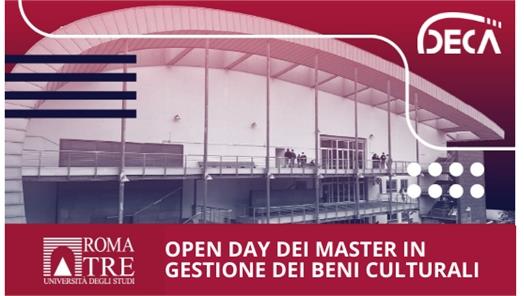 Open Day dei Master in Gestione dei Beni Culturali