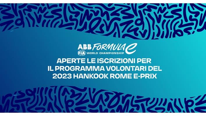 Programma Volontari 2023 Hankook Rome E-Prix