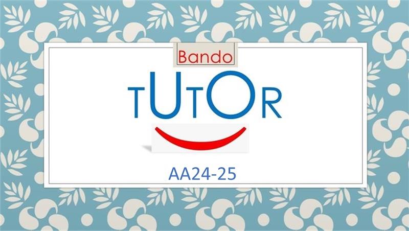 GRADUATORIA - Bando N°9 per attività di tutorato AA24-25