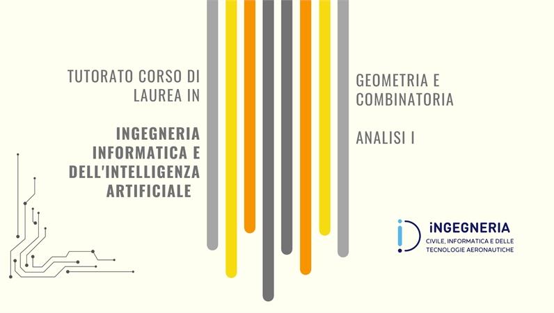 Attività di tutorato del Corso di Laurea in Ingegneria Informatica e dell'Intelligenza Artificiale