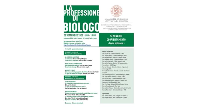 Seminario: La professione del biologo