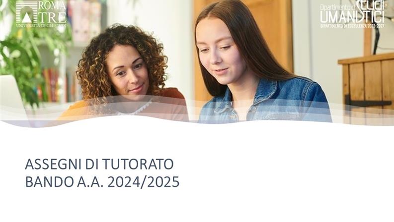 BANDO DI TUTORATO 2024-2025