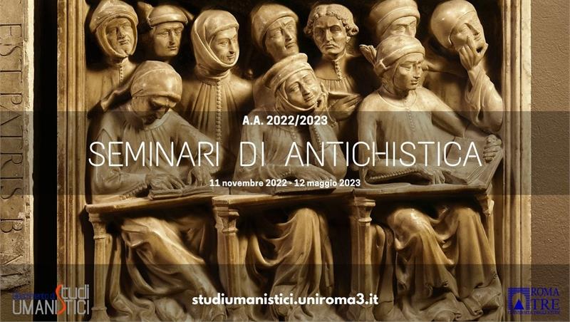 L’epithalamium Auspicii et Aellae (AL 941 Riese): carme tardoantico o umanistico? Seminari di Antichistica 22/23