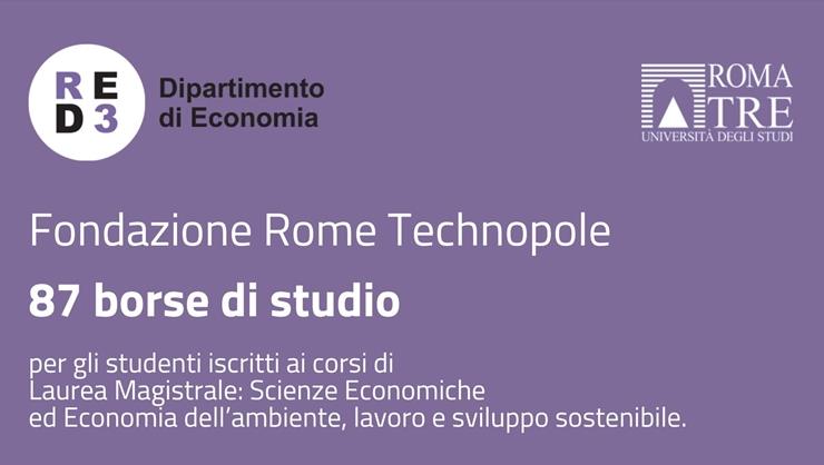 Fondazione Rome Technopole - borse di studio