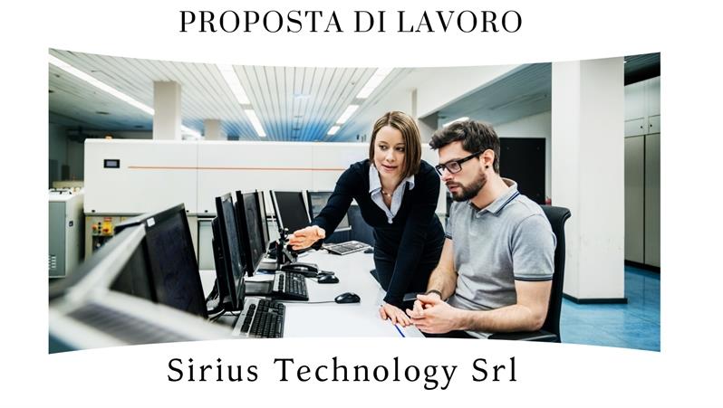Offerta di lavoro Sirius Technology Srl