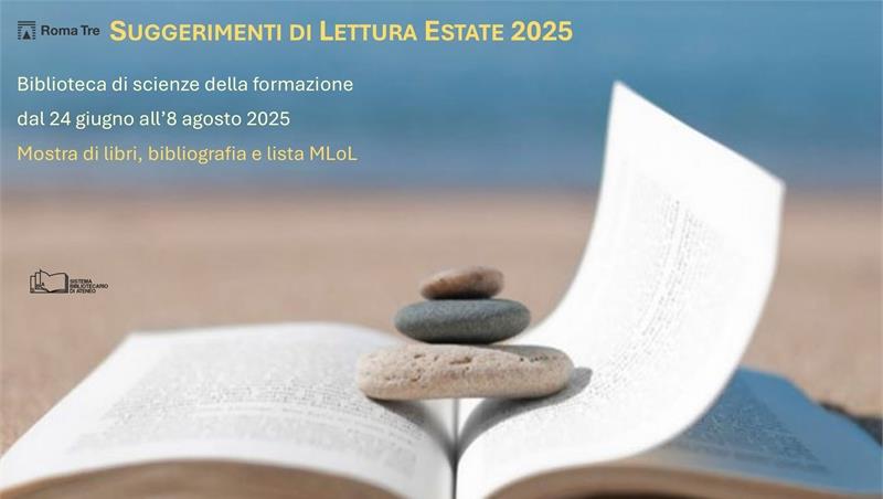 Consigli di lettura. Estate 2025 