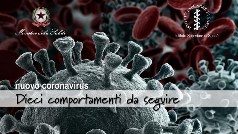 Nuovo coronavirus - Dieci comportamenti da seguire
