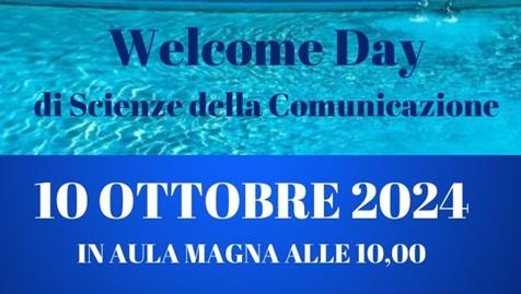 Welcome Day - Scienze della Comunicazione