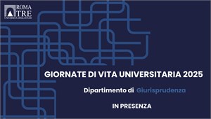 Giornata di Vita Universitaria in presenza - Dipartimento di Giurisprudenza 