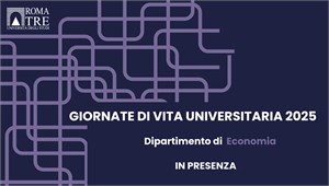 Giornata di Vita Universitaria in presenza - Dipartimento di Economia