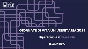 Giornata di Vita Universitaria Telematica - Dipartimento di Economia