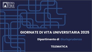 Giornata di Vita Universitaria Telematica - Dipartimento di Giurisprudenza 