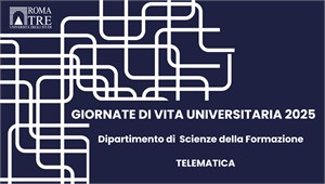 Giornata di Vita Universitaria Telematica - Dipartimento di Scienze della formazione 